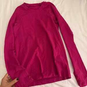 Athleta Pink Long Sleeve